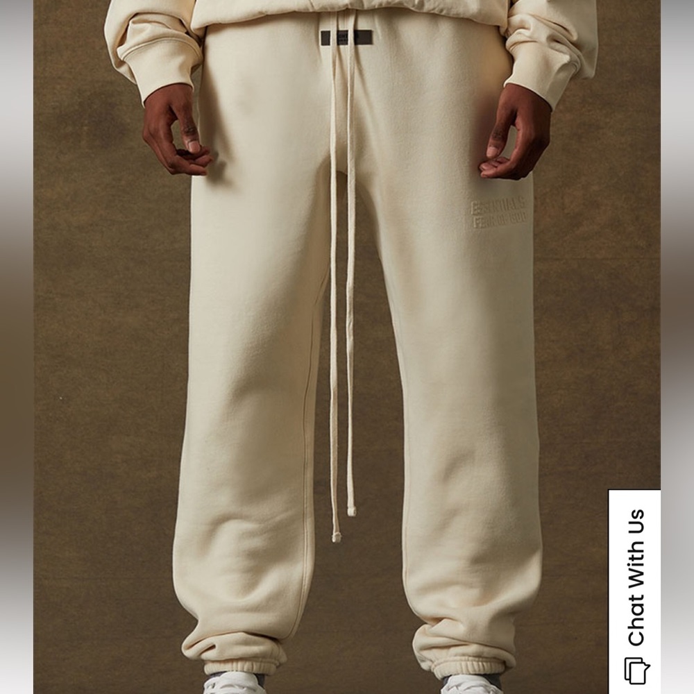Men’s essentials eggshell joggers - Picture 6 of 6